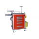 Hospital Medical Trolley With Handle Emergency Surgical Cart