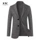 Men's Regular Sleeve Style Woolen Trench Coat Simple and Elegant Overcoat for Winter