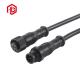 M16 Metal Outdoor LED Lamp Plug Connector 6 Pin Waterproof Wire Male And Female Connectors