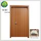 Waterproof  Flat WPC Sliding Door Recyclable Unequal Type For Bathroom