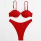 Nylon Swimming Suits Bikini For Vacation For Swimming Red Color Backless Comfortable Fashion The New Type