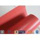 High Intensity Welding Blanket Red Silicone Coated Fiberglass Fabric 590g Weight