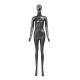 Electroplated Face Female Standing Mannequin , Matte Spray Female Display Mannequin