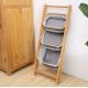 Washing 3 Layer Oxford Bamboo Laundry Hamper With Stand