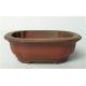 Mini Purple Clay Ceramic Indoor Pots , Square Ceramic Bonsai Pots