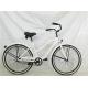 Made in China white color OEM steel frame  26 2.125 beach cruiser for lady for sale
