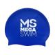 Kids Adults Size Waterproof Silicone Swimming Cap With Custom Printing