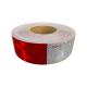 Tear And Print Aluminum Plated Prism DOT Sticker For Truck , Trailer