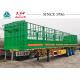 3 BPW Axle Q345B Carbon Steel Fence Semi Trailer For Cargo Transport