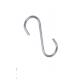 S Shaped Metal Screw Hooks Zinc Plated Smooth Surface Corrosion Resistance