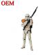 Customized White Clone Soldier Joint Movable Ornament Action Figure For Kids