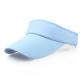 Custom Logo Sun Visors Hats Outdoor Casual Solid Color Summer