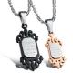 New Fashion Tagor Jewelry 316L Stainless Steel couple Pendant Necklace TYGN162