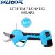 Swansoft Portable Pointed Gardening Scissor Ratchet Loppers Electric Pruning Shears