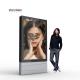 RAL Color Sunlight Readable Digital Signage 3000nits Free Standing 4k Lcd 206.9W