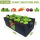 Fabric Raised Garden Bed 6x3x1ft Garden Grow Bed Bags for Growing Herbs, Flowers and Vegetables 128 Gallon