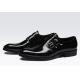 Retro Brogue Men Formal Dress Shoes , Business Office Black Oxford Shoes