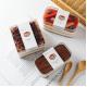 Square Tiramisu Cake Storage Container Pastry Mousse Dessert Sweet Packaging Box