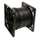 VR - 90P Solid PE CCTV Black Coaxial Cable 22 AWG BC Conductor For South Africa