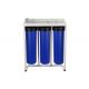 Floor Mount Water Big Blue Commercial Triple Filtration System 4.5 X 20