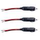 Fuse 15A 30A Car Cigarette Lighter Extension Cable 1ft  SPT-2 16AWG
