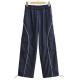 Small Quantity Garment Manufacturer Women'S Baggy Cargo Pants With Pocket Drawstring High Waist Casual Trousers