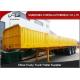 3 Axles Transport Cement 12.5M Side Wall Semi Trailer