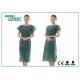 CE Standard hospital use disposable non-woven patient gown without sleeves