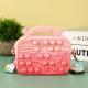 Lightweight Cute Silicone Tote Bag Makeup Bag Pencil Case For Kids School Office Suppllies Crossbody Shoulder Handbag