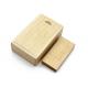 Custom Logo Wooden USB Flash Drive Stick With Sliding Lid Gift Package Box