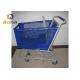 TPR Wheels Unfolding Shopping Trolley Cart 125L For Supermarket