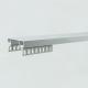 Ceiling Wall Mount Aluminum Material 2 Track Double Curtain Rail With Curtain Rail Track Gli