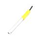 6.3mm Stereo Microphone Yellow PVC Material Cable Aluminum Tube Welding Wire With Microphone Plug