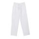 155 GSM Nurse Unisex Polyester80% Cotton20% White Medical Pants Antimicrobial Wrinkle-ree