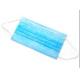 Blue Disposable Earloop Face Mask Easy Carrying With CE FDA Certification