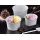 3oz 5oz 8oz Disposable Paper Cups / Bowl For Holding Ice Cream Ball Leakage