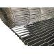 Food grade 304 stainless steel flat flex wire mesh conveyor belt for bread baking