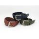 Body Braided Leather Belt , Cool Mens Leather Belts 100 - 140cm Length