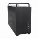 Tempered Glass 140mm PSU Aluminium PC Case With 12cm Fans