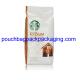 Back seal foil coffee pack bag, aluminium coffee bag, high barrier