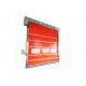 Industrial 304 Stainless Steel Frame High Speed Door For Internal and External Areas