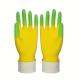 Kittchen Rubber Cotton Flocklined Dishwashing Gloves For Household Cleaning Work