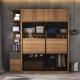 Laminate MDF Melamine Wood Furniture Bedroom Wall Closet Wardrobe With Sliding Doors