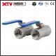 Xtv 1/2 Industrial Handles Stainless Steel 1PC Threaded Ball Valve Driving Mode Manual