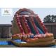 Colorful Big Inflatable Dry Slide / Children 'S Bounce House With Slide