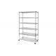 Anti Magnetic Stainless Steel Building Products / Stainless Steel Kitchen Shelves With Wheel