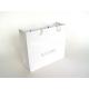 Machinery Plain Recycling White Paper Carrier Bags for Shopping