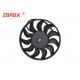 Custom Size Heat Dissipation Fan 4F0959455A , Black Plastic Audi Cooling Fan