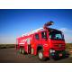 HOWO 336KW Water Tower Fire Truck 10 Wheeled With 10000L Water Capacity