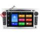 Silver Panel Opel Corsa Dvd Player , Android Bluetooth Car Stereo With Google Maps
